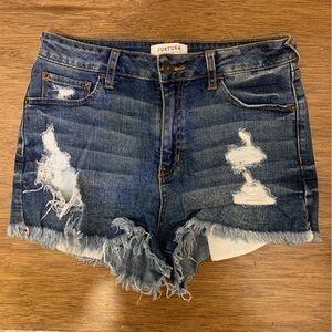 Just USA distressed cut offs